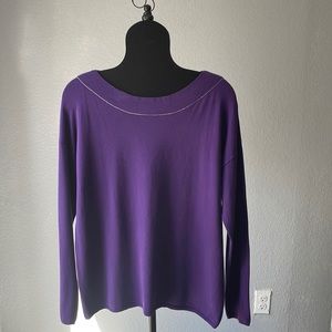 Lane Bryant Purple Blouse Size 14/16